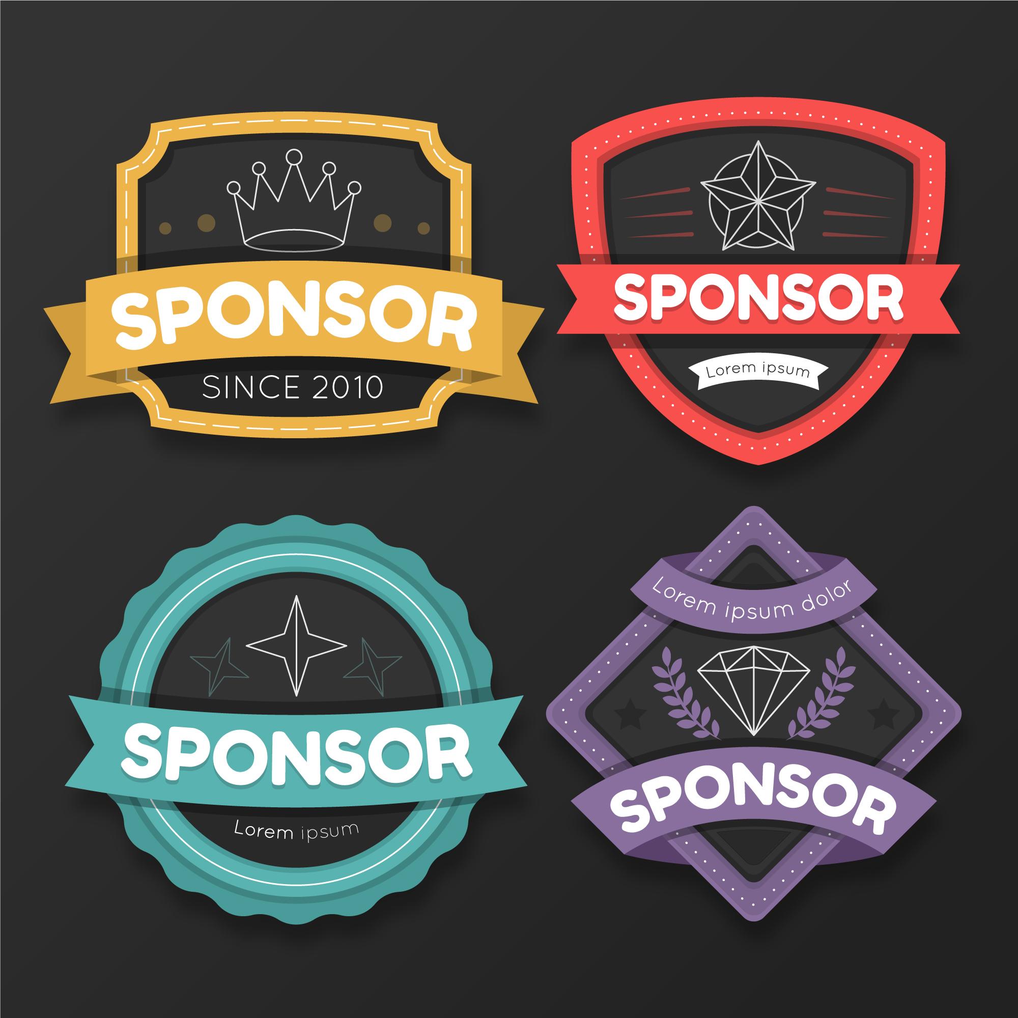 Sponsor badges